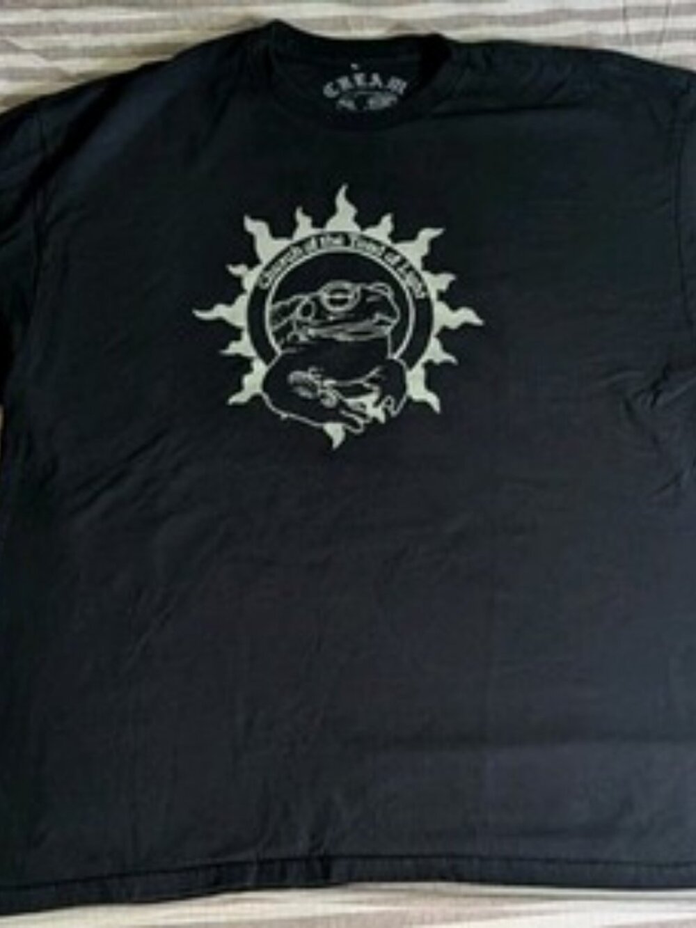Church of The Toad of Light Black T-Shirt 2XL Psychedelic Art